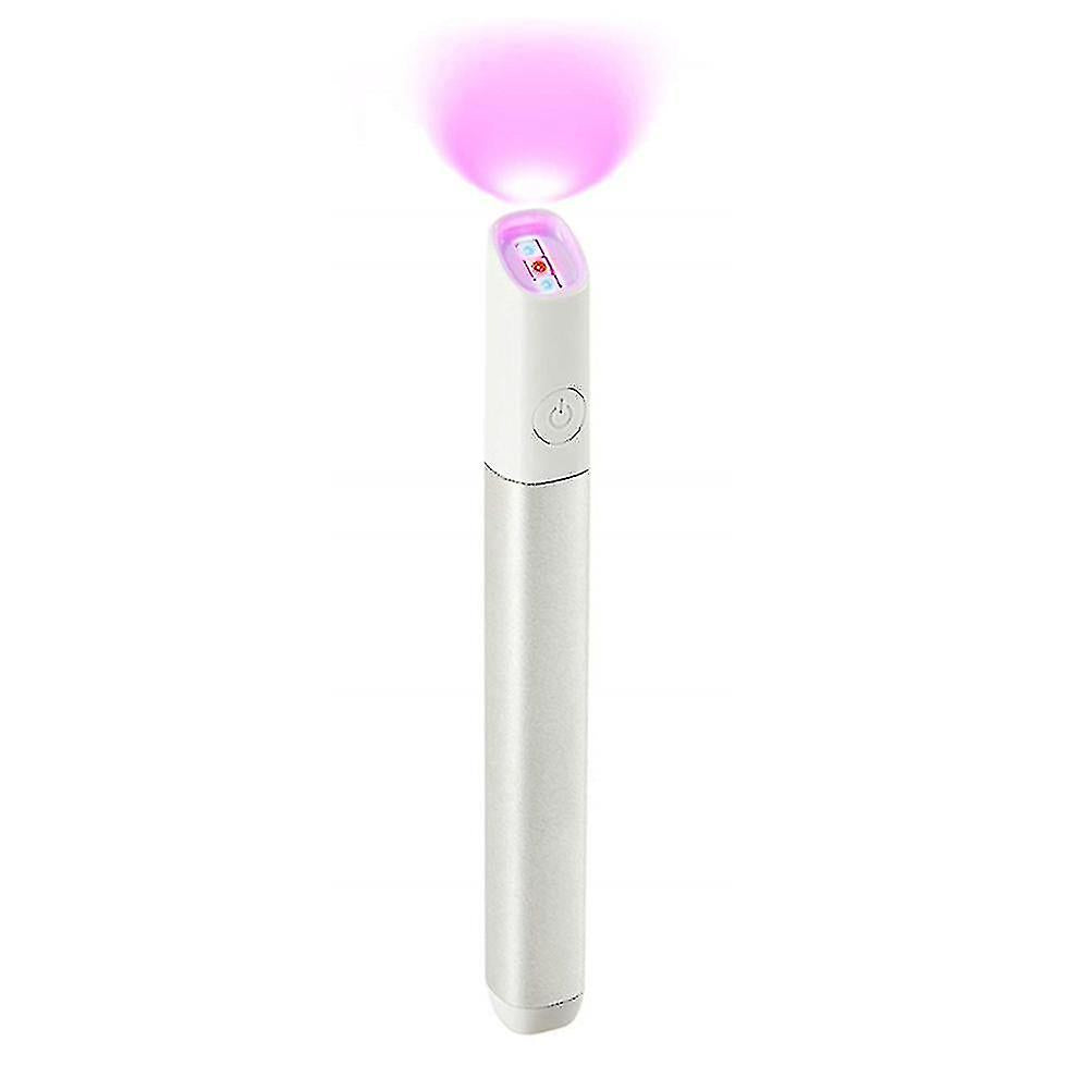 Stylo Luminothérapie LED Rouge et Bleu - Anti-Acné et Anti-Rides